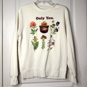 Smokey Bear “Only You.” Botanical Sweatshirt